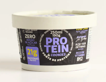 Sorvete Protein Cookies - 240mL - Roomys 