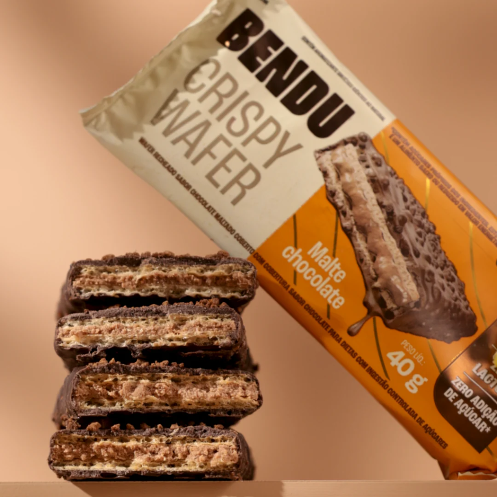 Crispy Wafer Malte Chocolate - 40g - Bendu
