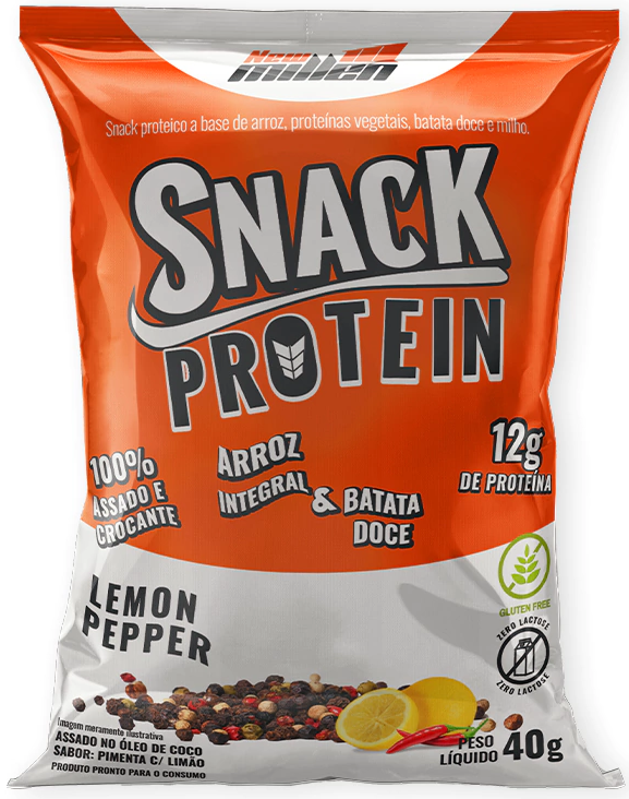 Snack Protein Lemon Pepper - 40g - New Millen