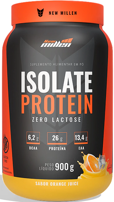 Proteína Isolada Orange Juice - 900g - New Millen