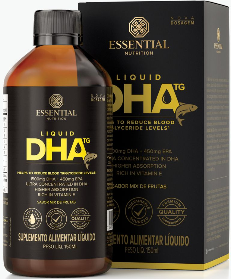 DHA TG Liquid (ômega) - 150mL - Essential