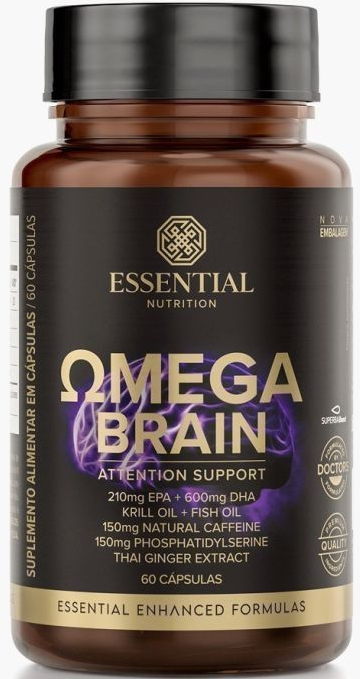 Ômega Brain - 60 cápsulas - Essential