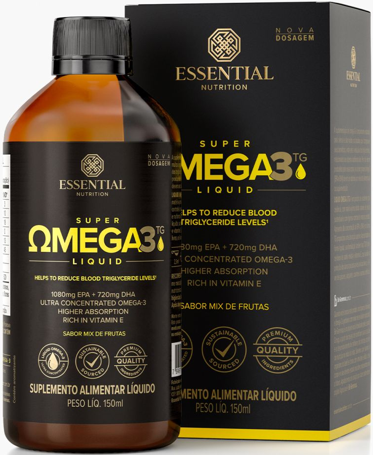Super Ômega 3 TG Liquid – 150mL - Essential