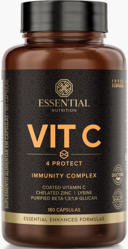 Vitamina C - 180 cápsulas - Essential