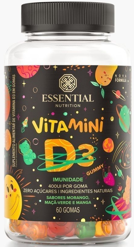 Vitamini D3 - 60 gomas - Essential
