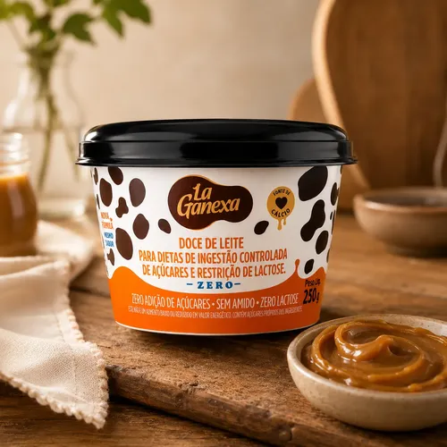 Doce de Leite ZERO LACTOSE - 250g - La Ganexa