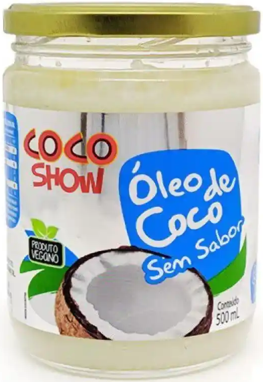 Óleo de Coco Sem Sabor - 500mL - Coco Show