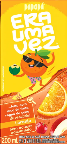 Suco de Laranja Era Uma Vez - 200mL - Papapá