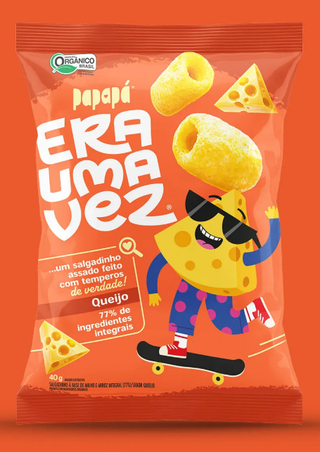 Salgadinho de Queijo Era Uma Vez - 40g - Papapá