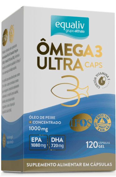 Ômega 3 Ultra - 120 cápsulas - Equaliv