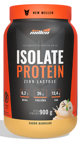 Proteína Isolada Baunilha - 900g - New Millen