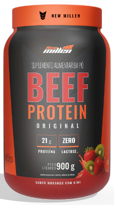 Beef Protein Morango com Kiwi - 900g - New Millen
