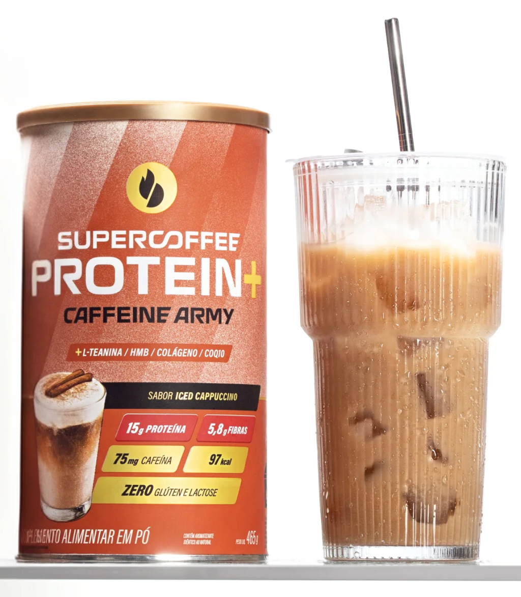 Supercoffee Protein Iced Cappuccino - 465g - Caffeine Army