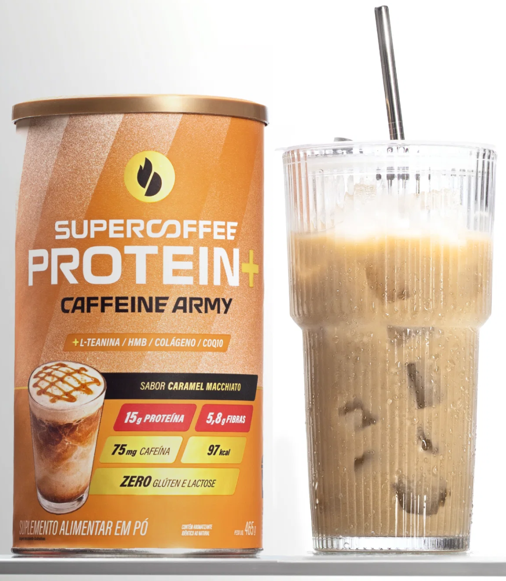 Supercoffee Protein Caramel Macchiato - 465g - Caffeine Army