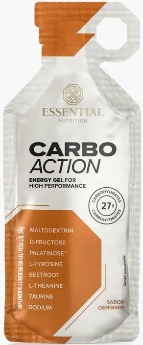 Carbo Action Gengibre sem Cafeína - sachê 50g - Essential