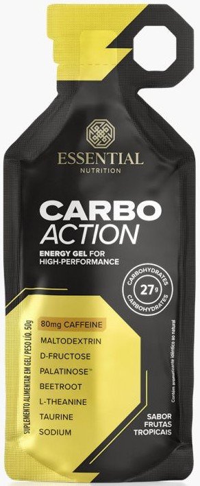 Carbo Action Frutas Tropicais COM Cafeína- sachê 50g - Essential