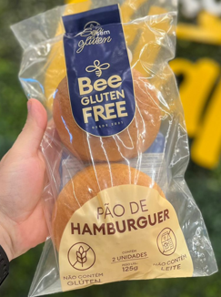 Pão de Hambúrguer - 125g - Bee glúten Free
