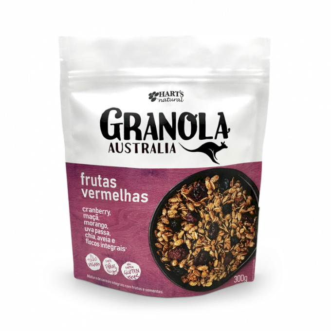 Granola Frutas Vermelhas - 300g - Hart´s