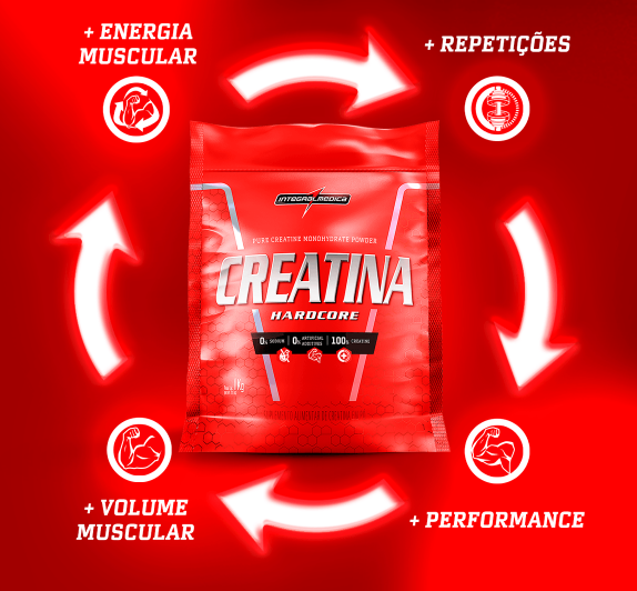 Creatina 100% Pura Refil 1kg