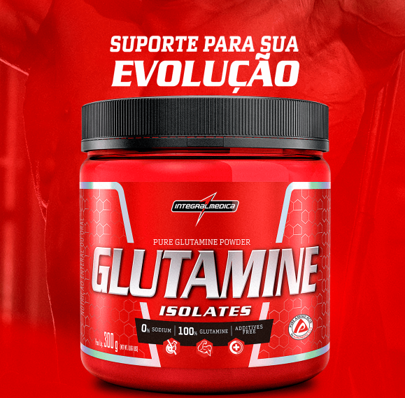 Glutamina 300g em pó