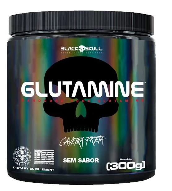 GLUTAMINE CAVEIRA PRETA - GLUTAMINA - 300G