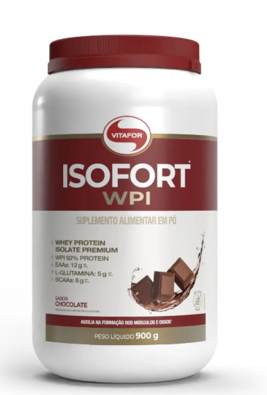 Whey Protein Isolado - Isofort - 900g 