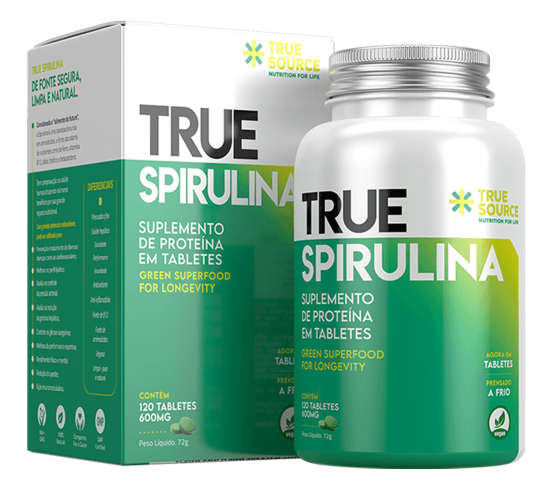 True Spirulina 120 Tabletes
