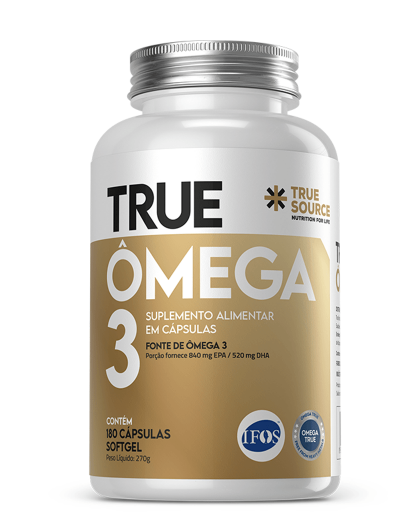 True Ômega 3 com Vitamina E 180 Cápsulas