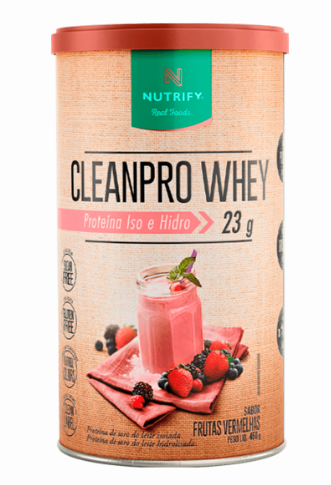 CleanPro Whey Frutas Vermelhas - 450g