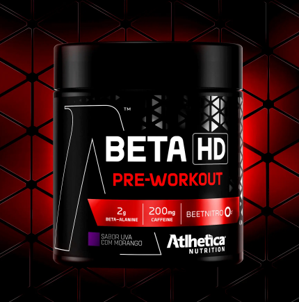 Beta HD Pré Workout 240g Uva com Morango