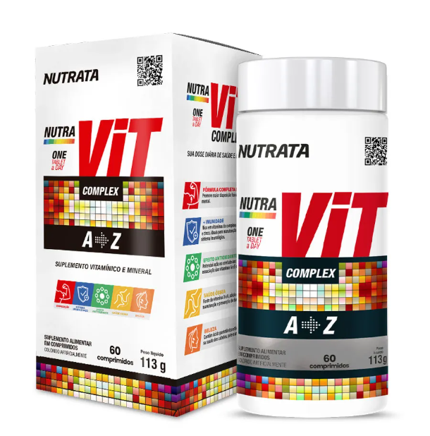 Nutrata Nutra Vit Complex A a Z - 60 comprimidos