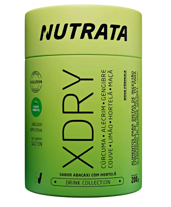 Nutrata X Dry 200g - Abacaxi com Hortelã