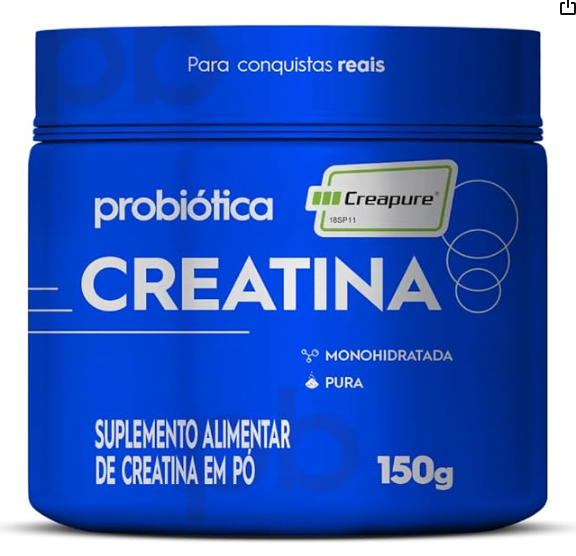 Probiótica Creatina Creapure Monohidratada Pura - 150G