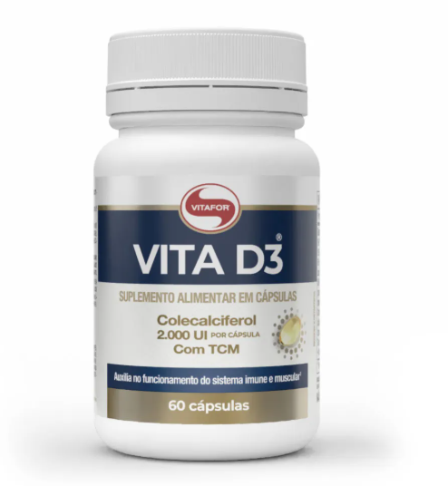 VITA D3®: Suplemento de Vitamina D3 60 Cápsulas