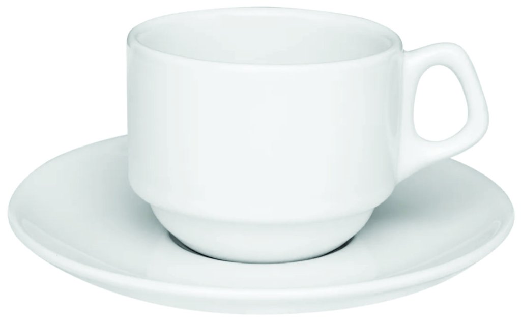 Xicara Cha C/ Pires 220ml Empilhavel