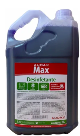 DESINFETANTE CONCENTRADO FLORAL AUDAX 5LT