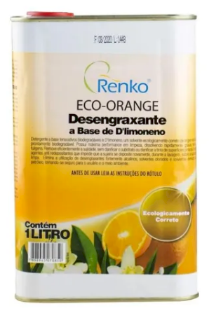 DETERGENTE DESENGRAXANTE ECO ORANGE A BASE DE LIMONENO RENKO 1LT 