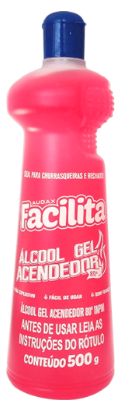 ALCOOL EM GEL 80 PARA RECHAUDS OU CHURRASQUEIRAS 500ML