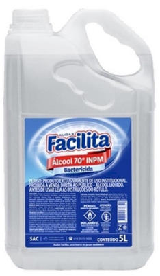 ALCOOL LIQUIDO 70% FACILITA AUDAX 5LT