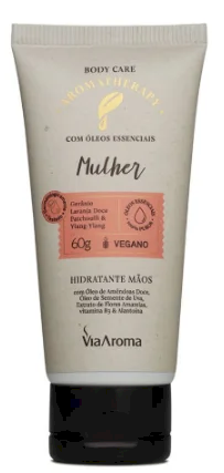 CREME HIDRATANTE VEGANO P/ MÃOS VIA AROMA 60G