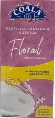 PASTILHA SANITÁRIA FLORAL/MAÇA VERDE COALA 