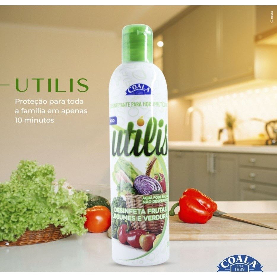 DESINFETANTE HORTIFRUTICOLAS UTILIS 300ML