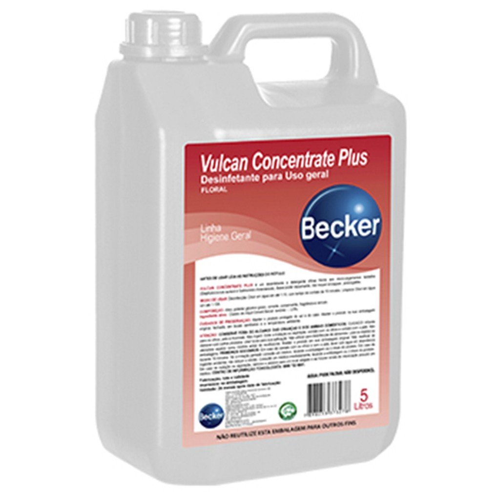 DESINFETANTE VULCAN PLUS FLORES DO CAMPO BACTERICIDA 5LT BECKER