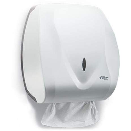 DISPENSER DE PAPEL TOALHA INTERFOLHADO BRANCO/PRETO VELOX - PREMISSE