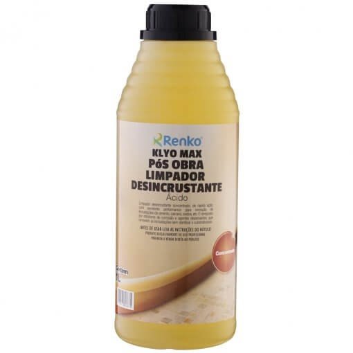 LIMPADOR DESINCRUSTANTE PÓS OBRA KLYO MAX RENKO 1LT