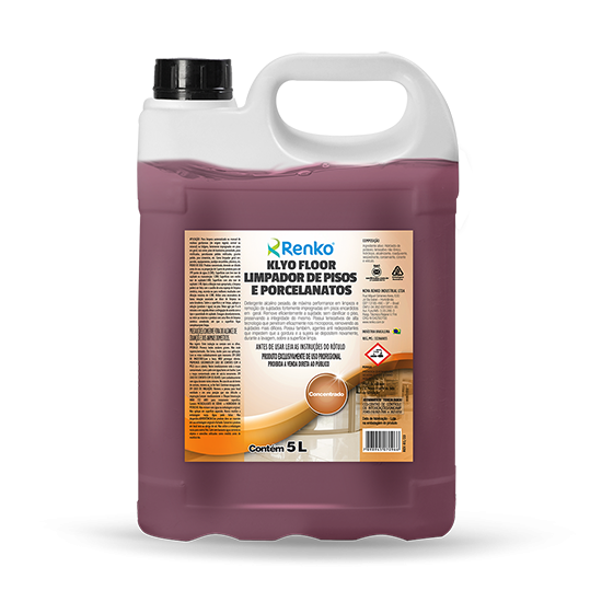LIMPADOR DE PISOS E PORCELANATOS KLYO FLOOR RENKO 5LT