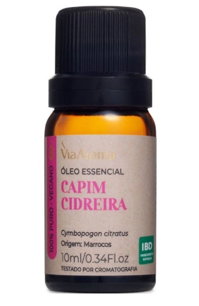 OLEO ESSENCIAL 10ML CAPIM CIDREIRA