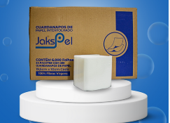 PAPEL HIGIÊNICO JAKSPEL INTERFOLHADO CAIXA 24 PACOTES