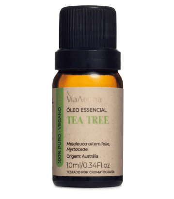 Óleo Essencial Tea Tree (Melaleuca) Via Aroma - 10ml