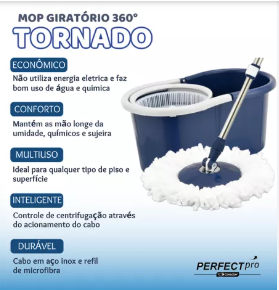 Perfect Mop Tornado Plástico Perfect Pro